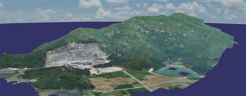 1692855557188221.jpg 3-三門縣健跳鎮其頭山建筑石料礦礦山模型.jpg